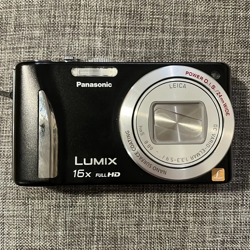 Panasonic Lumix DMC ZS15 Black 12.1MP Digital Camera w/16 Zoom
